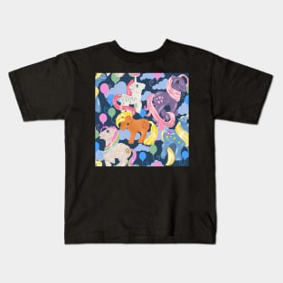 My little pony retro pattern. Kids T-Shirt